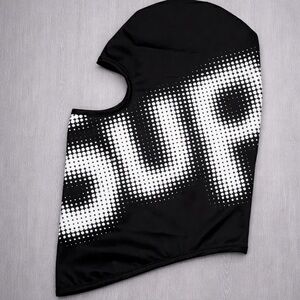 Supreme Halftone Lightweight Balaclava Black✔️